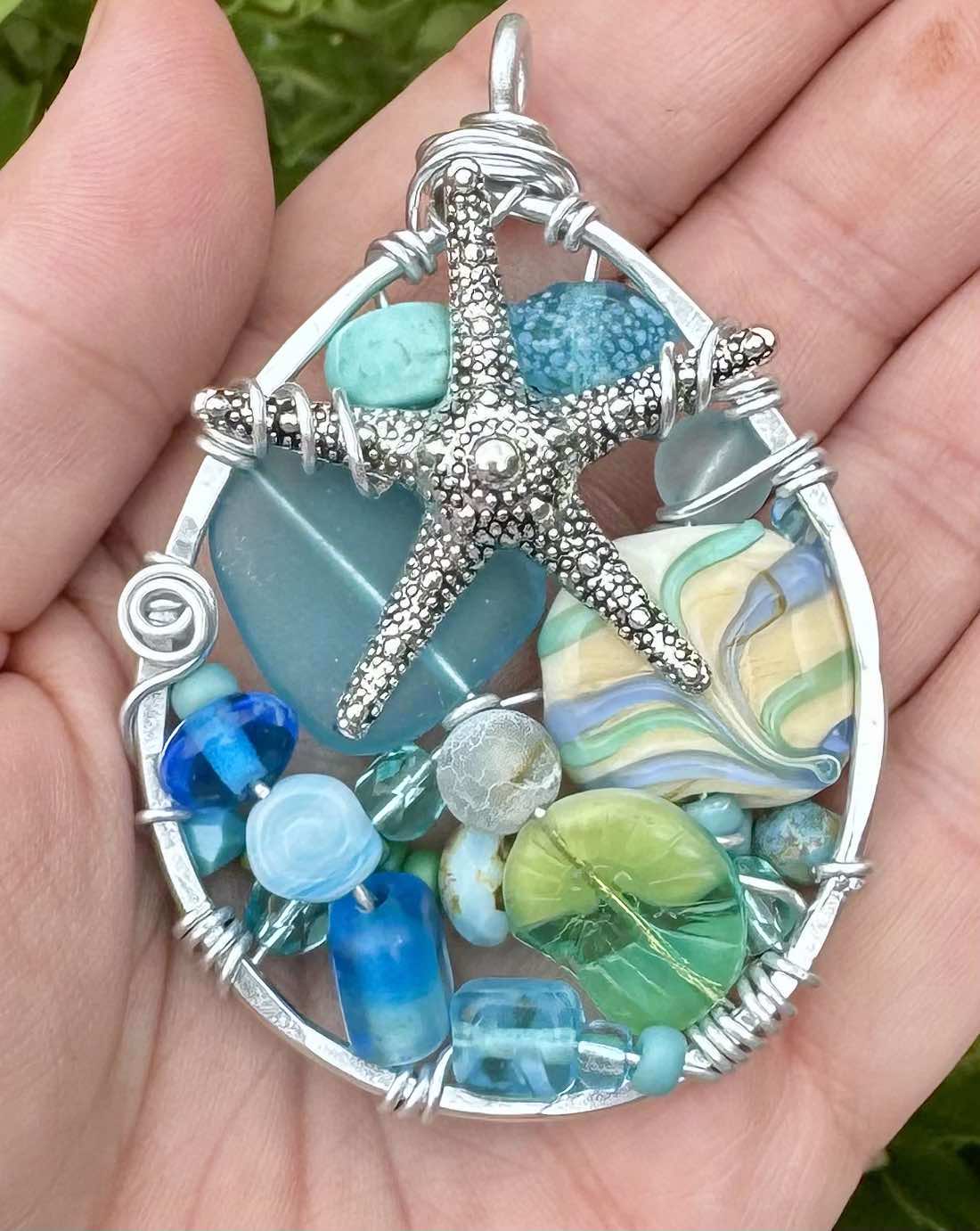 Aluminum Sea Pendant