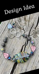 Custom Feather Leaf Focal