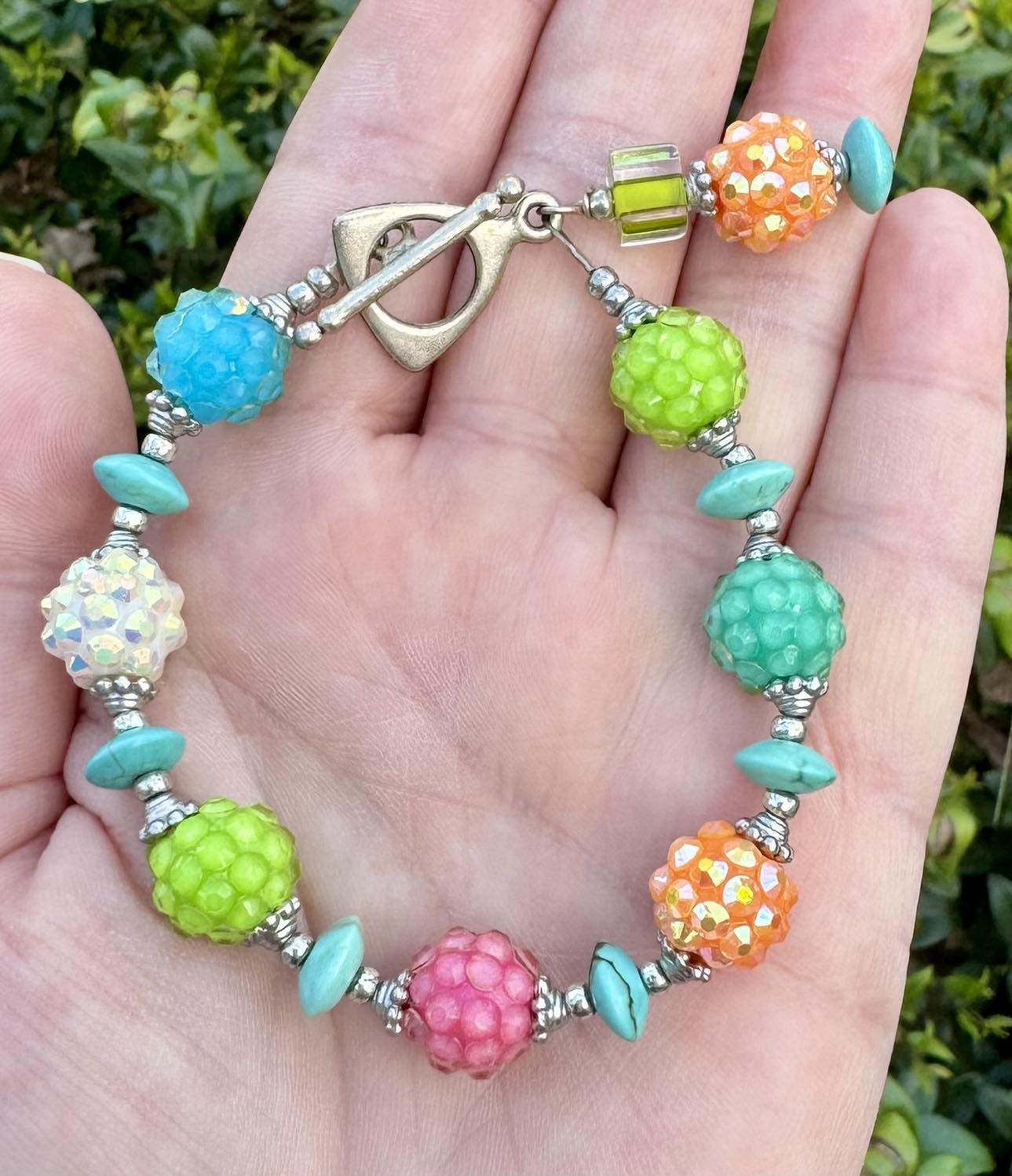 Bubblegum Baubles Bracelet ~ One of a Kind